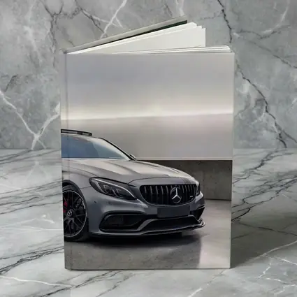 Mercedes AMG C63 Gray Underground Parking Front