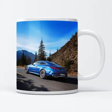 Mercedes AMG CLE 53 Mountain Road Blue