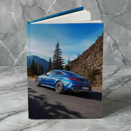 Mercedes AMG CLE 53 Mountain Road Blue