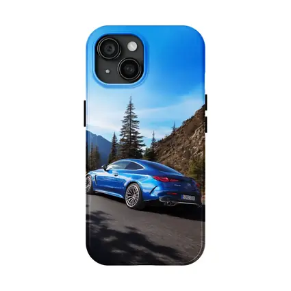 Mercedes AMG CLE 53 Mountain Road Blue