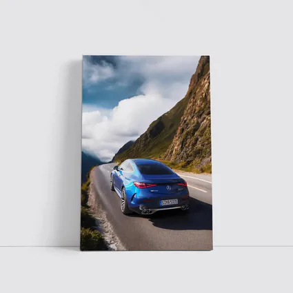 Mercedes AMG CLE 53 Mountain Road Blue