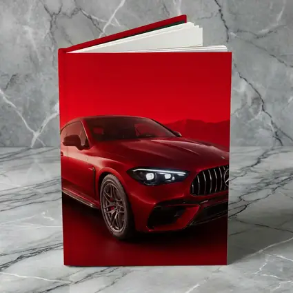 Mercedes AMG CLE Coupe Red Background