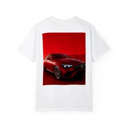 Mercedes AMG CLE Coupe Red Background