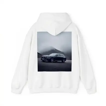 Mercedes AMG E Class Wagon Foggy Mountains
