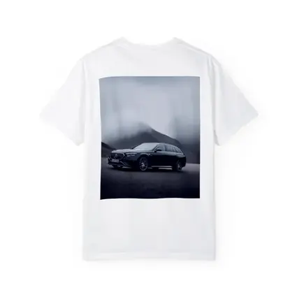 Mercedes AMG E Class Wagon Foggy Mountains