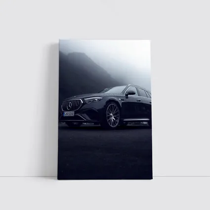 Mercedes AMG E Class Foggy Mountain Road