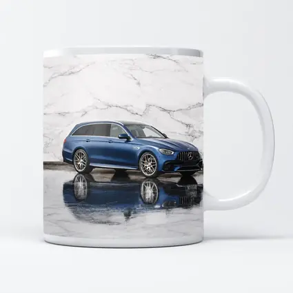 Mercedes AMG E63 S Blue Marble Background