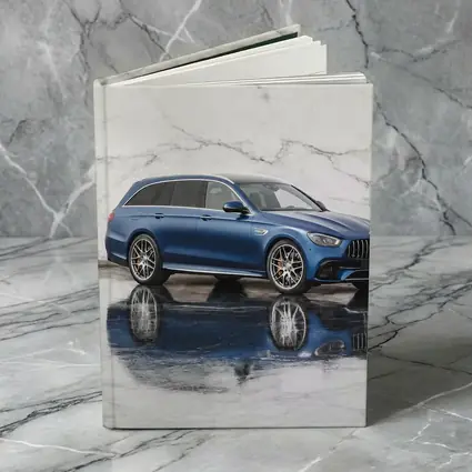 Mercedes AMG E63 S Blue Marble Background