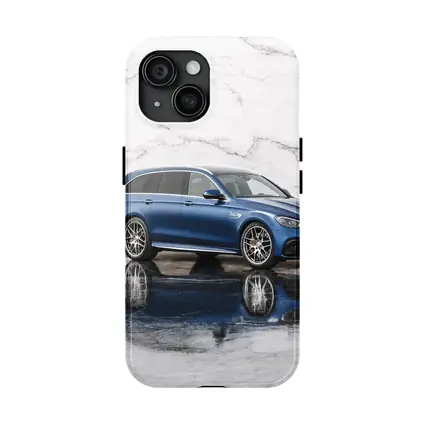 Mercedes AMG E63 S Blue Marble Background
