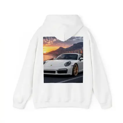Porsche 911 Turbo White Sunset Monaco