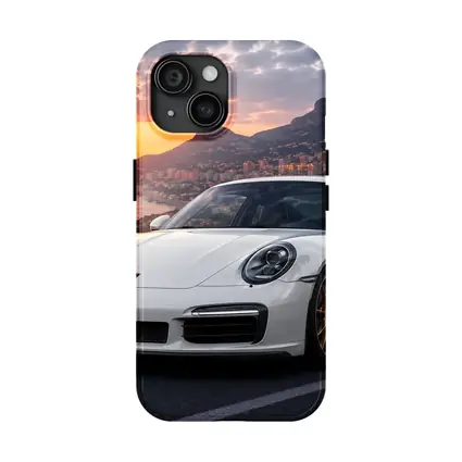 Porsche 911 Turbo White Sunset Monaco