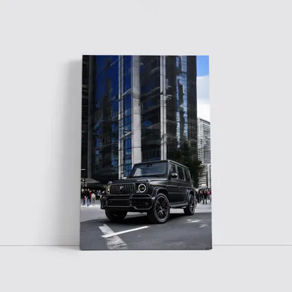 Mercedes AMG G Class Black City Street