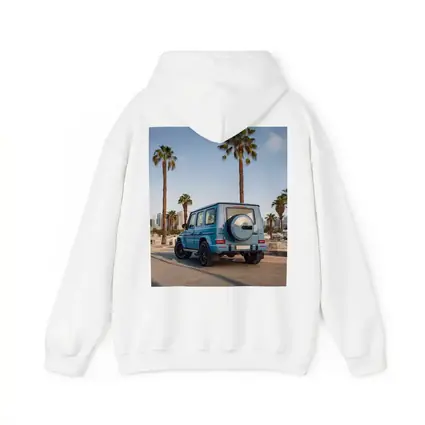 Mercedes AMG G Wagen Blue Palm Trees City