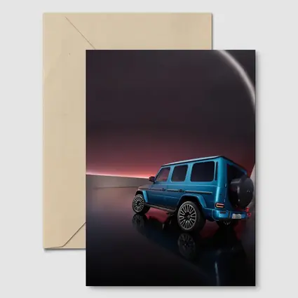 Mercedes AMG G Class Blue Studio Light