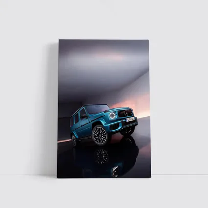 Mercedes AMG G Class Blue Studio Shot