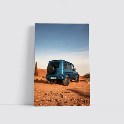 Mercedes G Class Blue Desert Landscape