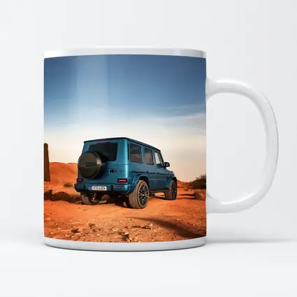 Mercedes G Class Blue Desert Landscape