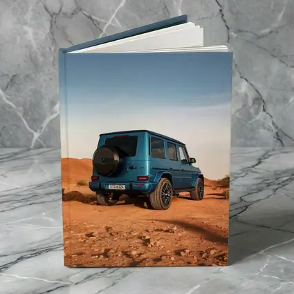 Mercedes G Class Blue Desert Landscape