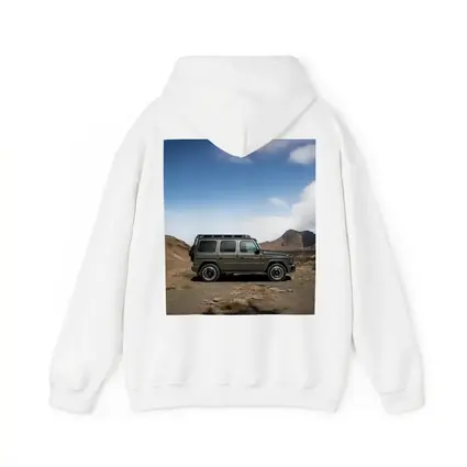 Mercedes G Class Green Desert Mountain Scene