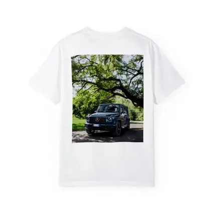 Mercedes AMG G Class Under Green Trees