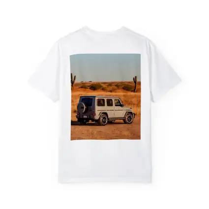 Mercedes AMG G63 Desert Landscape Rear View