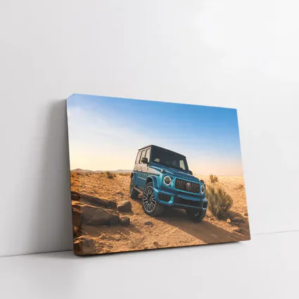 Mercedes AMG G Class Blue Desert Scene