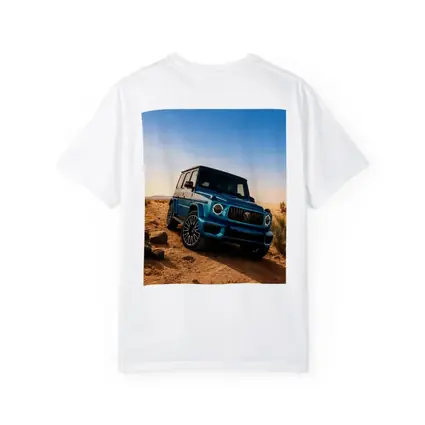 Mercedes AMG G Class Blue Desert Scene