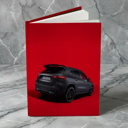 Mercedes AMG GLA 45 S Red Background