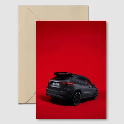 Mercedes AMG GLA 45 S Red Background