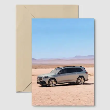 Mercedes AMG GLS Desert Sand Landscape