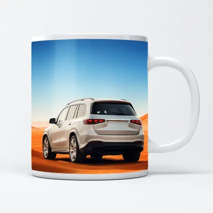 Mercedes GLS SUV White Desert Dunes