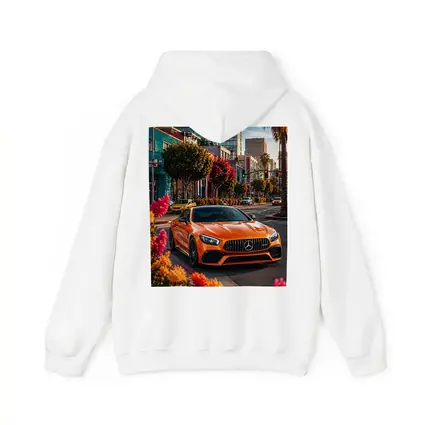 Mercedes AMG GT Orange City Street Scene
