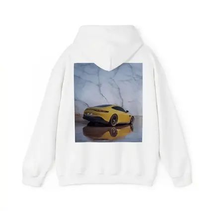 Mercedes AMG GT Yellow Marble Background