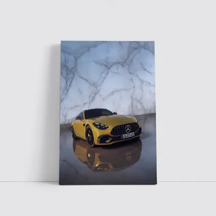 Mercedes AMG GT Yellow Marble Studio