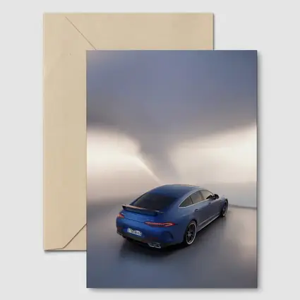 Mercedes AMG GT 63 Blue Studio Shot