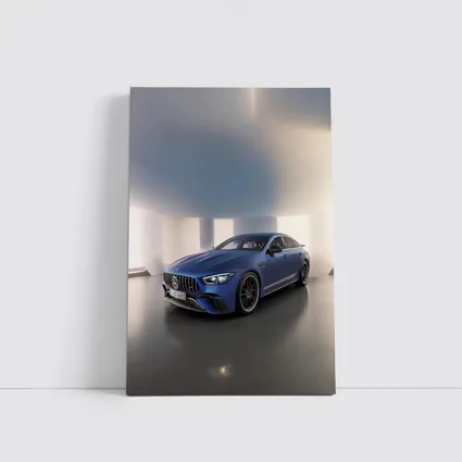 Mercedes AMG GT 63 Blue Studio Shot