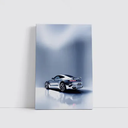 Mercedes AMG GT Silver Studio Shot