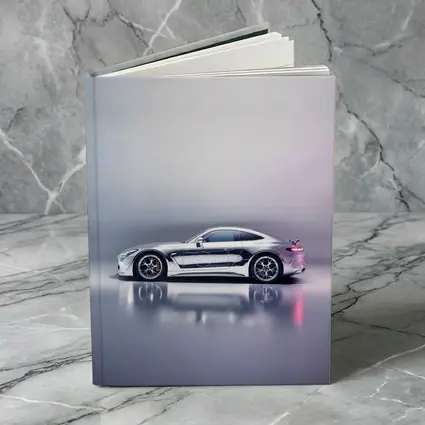 Mercedes AMG GT Silver Studio Background
