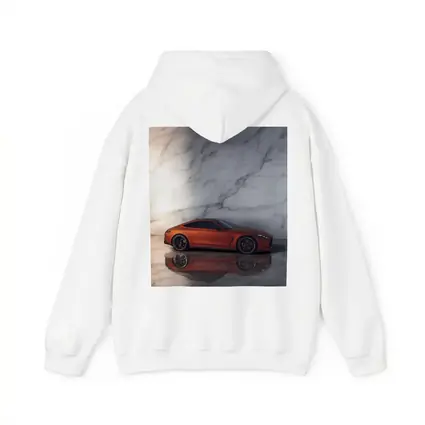 BMW M8 Orange Coupe Marble Studio