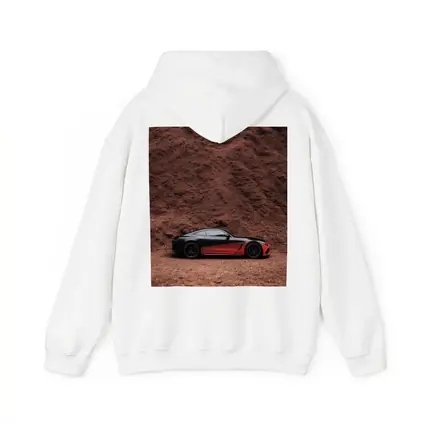 Mercedes AMG GT Black Red Desert Setting