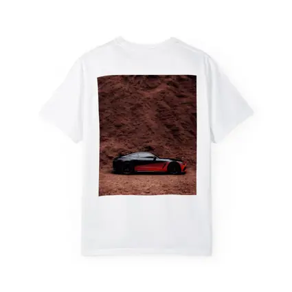 Mercedes AMG GT Black Red Desert Setting