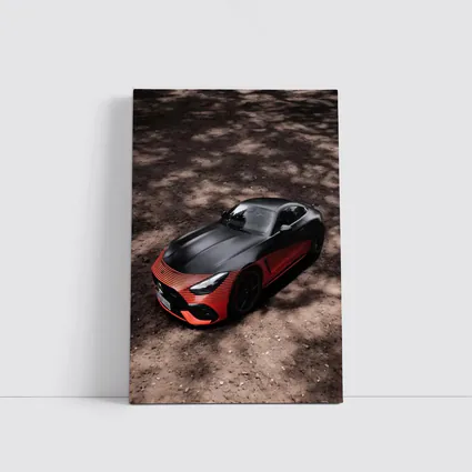 Mercedes AMG GT Black Red Sports Car