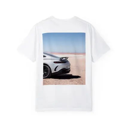 Mercedes AMG GT Desert Landscape Rear View