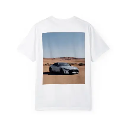 Mercedes AMG GT Silver Desert Sand Dunes