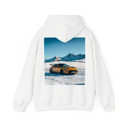Mercedes AMG GT Black Snow Mountains