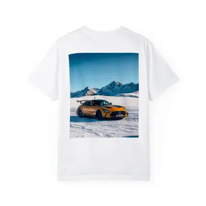 Mercedes AMG GT Black Snow Mountains