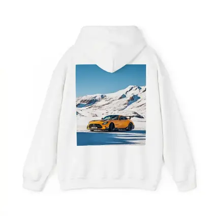 Mercedes AMG GT Black Series Snow Mountains