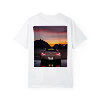 Mercedes AMG GT R Sunset Mountains Rear