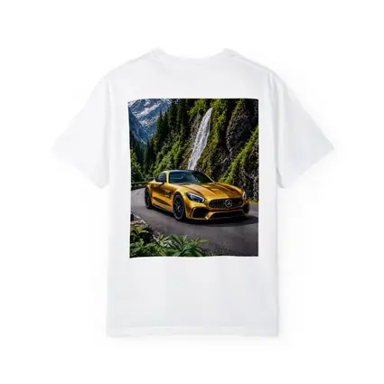 Mercedes AMG GT Gold Mountain Waterfall Road