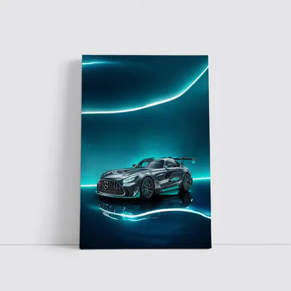 Mercedes AMG GT2 Neon Teal Studio